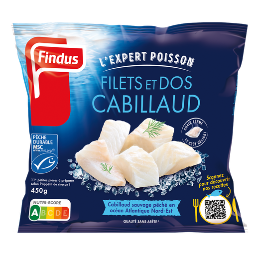 [3599741002017] FINDUS Filetes y Lomos de Bacalao 450 g