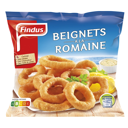 [3599741004189] FINDUS Roman-style squid fritters 0.49 kg
