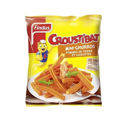 [3599741004417] FINDUS 8 Mini Coeurros Batata Cenoura 500 g