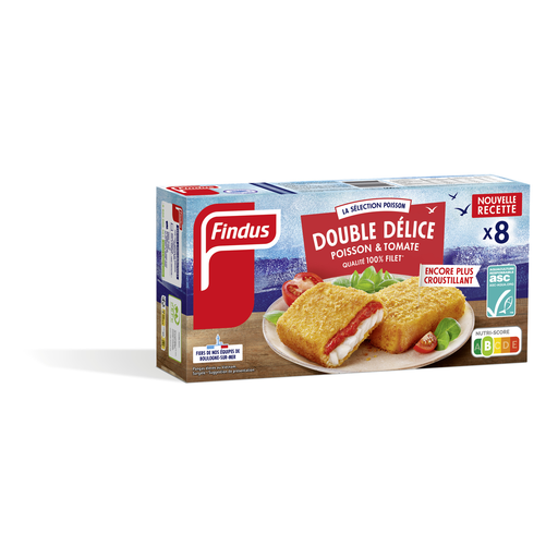 [3599741004455] FINDUS Double délice fish and tomato 8 pieces 600 g