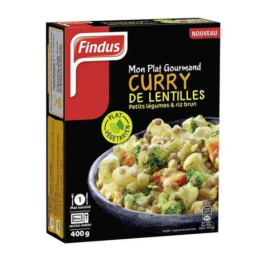 [3599741004509] FINDUS Curry Lentilles 400 g