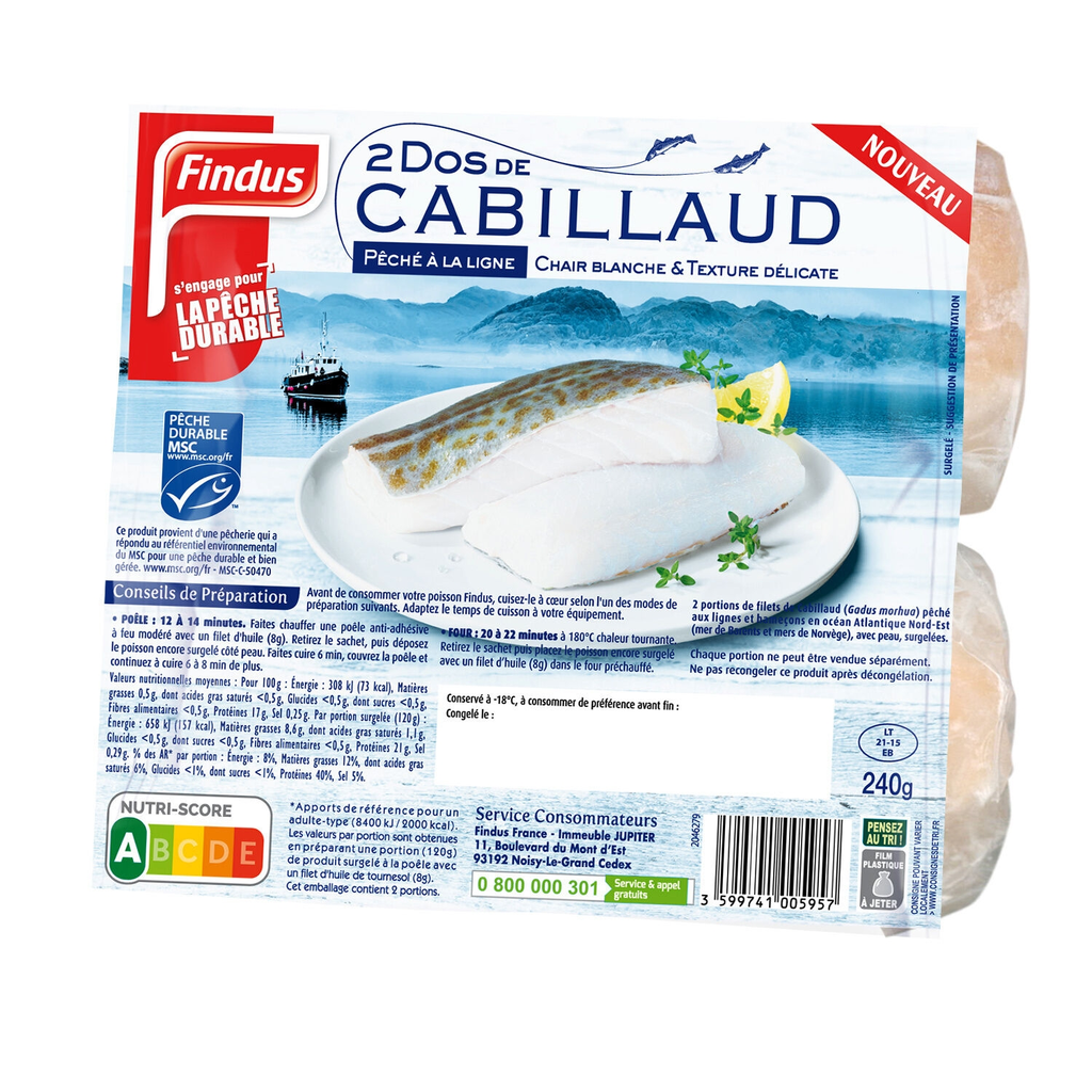 FINDUS Cod Loin 240 g