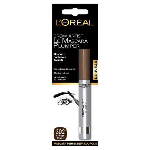 [3600522734574] L'OREAL PARIS Mascara à Sourcils Brow Artist Plumper Teinte Dark Brunette (04)
