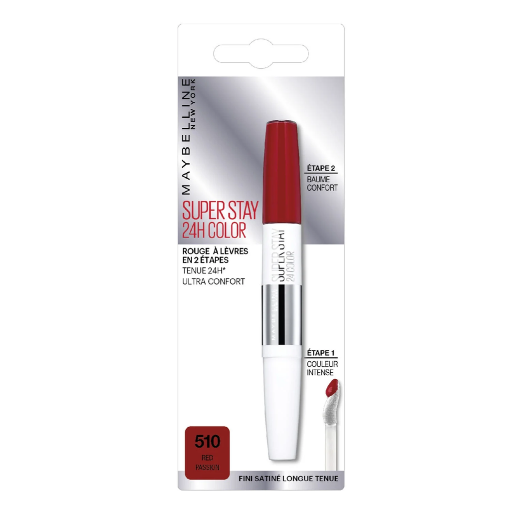 MAYBELLINE NEW YORK Rouge à lèvres Superstay 24H 510 Red Passion