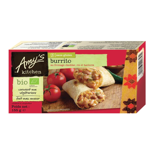 [0042272008582] AMY'S KITCHEN Burrito orgánico sin gluten 155 g