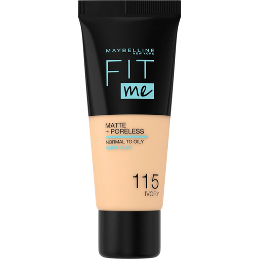 [3600531324513] MAYBELLINE Fit Me Matte Liquid Foundation Ivory Shade 115 30 ml