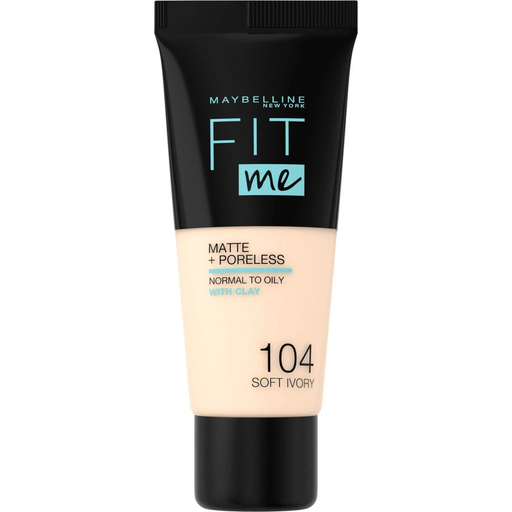 [3600531369408] MAYBELLINE NEW YORK Fit Me Matte Liquid Foundation 104 Soft Ivory 30 ml