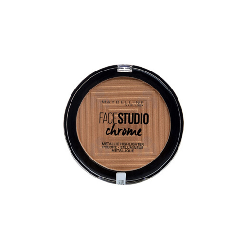 [3600531422257] MAYBELLINE NEW YORK Face Studio Chrome Metallic Highlighter Powder 100 Molten Gold