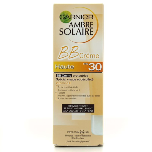 [3600541274457] AMBRE SOLAIRE BB Sun Crème Visage 50 ml