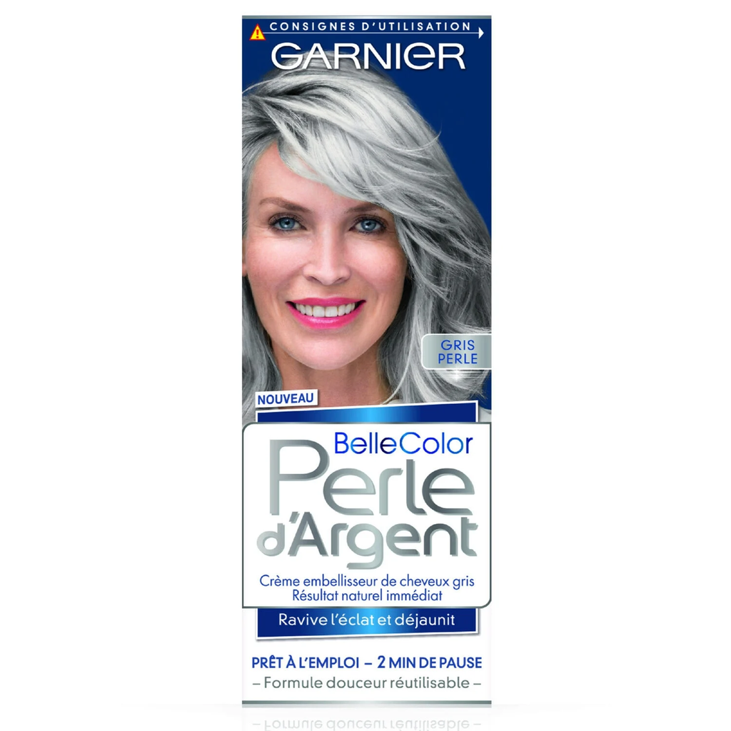 BELLE COLOR Crema Embellecedora Cabello Perla de Plata Gris Perla, 1 caja