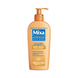 MIXA Leche corporal nutritiva efecto sol pieles claras 250 ml