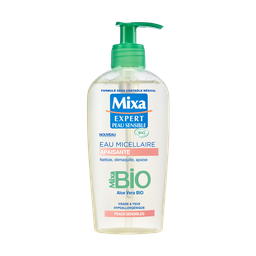 MIXA Eau micellaire apaisante à l'aloe vera bio - flacon 200ml