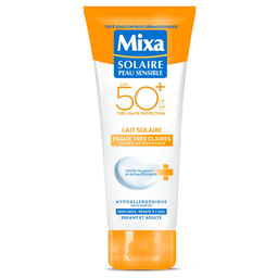 MIXA Leite Solar Peles Muito Claras SPF 50+ 200 ml