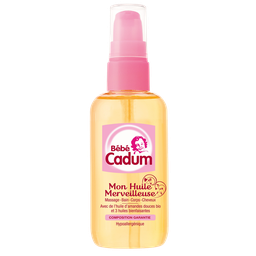 BEBE CADUM Óleo Maravilhoso Massagem Banho Corpo e Cabelo 100 ml