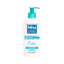 MIXA Leite Desmaquilhante Anti-imperfeções Expert Pele Sensível 200 ml