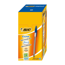 BIC Caneta esferográfica Cristal azul, caixa de 50