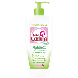 BEBE CADUM Gel de Banho Bebé Natural Caresse Hipoalergénico Bio 400 ml
