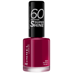 RIMMEL Esmalte de Uñas 60 Seconds Super Shine Rapid Ruby 320