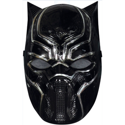 RUBIE'S Máscara de plástico 1/2 Black Panther le masque