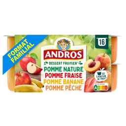 ANDROS Fruit Compote Assortment 16 pots of 100 g