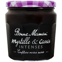 BONNE MAMAN Confiture myrtille cassis intense BONNE MAMAN