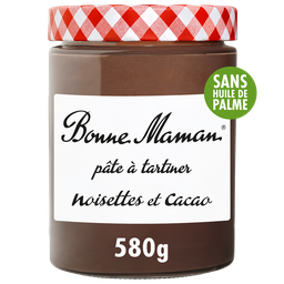 BONNE MAMAN Pâte à Tartiner Noisettes et Cacao BONNE MAMAN