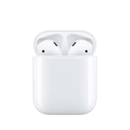 APPLE Auriculares sem fios AIRPODS 2 + carga com fios Bluetooth Branco