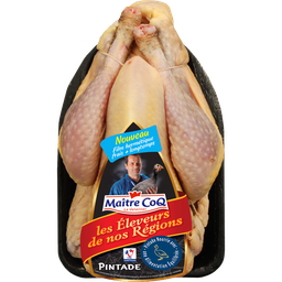 ELEVEUR DE NOS REGIONS Maître Coq Guinea Fowl, 1 piece