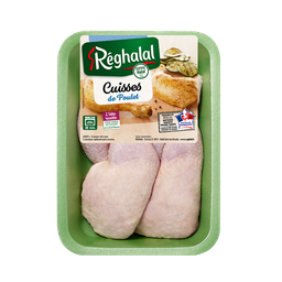 REGHALAL Cuisse de poulet blanc, France, 4 pièces