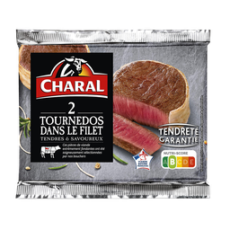 CHARAL Tournedos filet *** à griller - 2 pièces