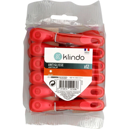 KLINDO Clothes pegs assorted colors pack of 12