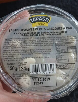 [3660071007840] FRAIS EMBALLE Puff Pastry Green Olive Garlic 150 g