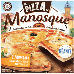 LA PIZZA DE MANOSQUE Pizza 3 fromages LA PIZZA DE MANOSQUE