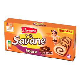 BROSSARD Chocolate Cake P'tit Savane Roulo 150 g
