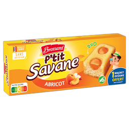 BROSSARD Petit Savane Duo Apricot Filled Cakes 150 g