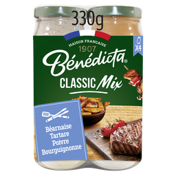 BENEDICTA Sauce classic mix 4 bocaux, 330g