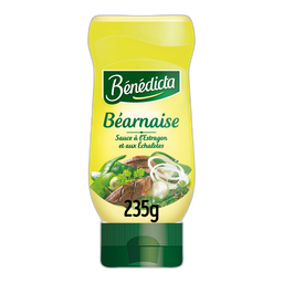BENEDICTA Sauce béarnaise à l'estragon et échalotes flacon souple 240g