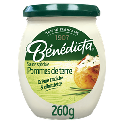 BENEDICTA Sauce spéciale pommes de terre crème fraîche et ciboulette