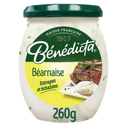 BENEDICTA Molho béarnaise com estragão e chalotas 260 g