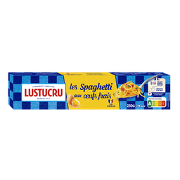 LUSTUCRU Pâtes Spaghetti aux Œufs Frais