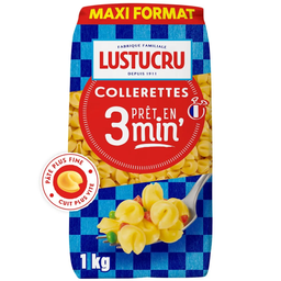 LUSTUCRU Pasta collerettes 3 minutos 1 kg