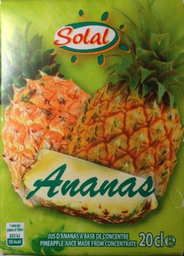 SOLAL'ABC Pineapple Straw 6 x 20 cl