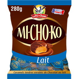MICHOKO Bonbons chocolat au lait et caramel LA PIE QUI CHANTE