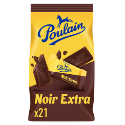 POULAIN Tableta Chocolate Negro Extra Napolitains 210 g
