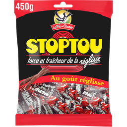 LA PIE QUI CHANTE Bonbons stoptou au réglisse LA PIE QUI CHANTE