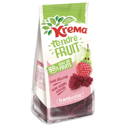 KREMA Rebuçados mastigáveis framboesa e maçã 90 g