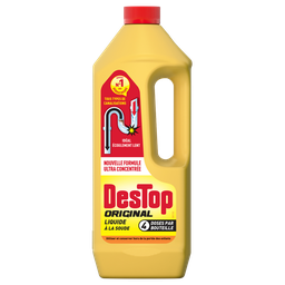 DESTOP Gel déboucheur canalisations à la soude 4 doses 950 ml