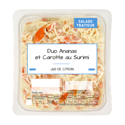 MIX BUFFET Salade de surimi ananas et carotte MIX BUFFET