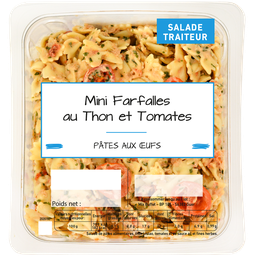 MIX BUFFET Salade de pâtes mini farfalles thon tomates MIX BUFFET