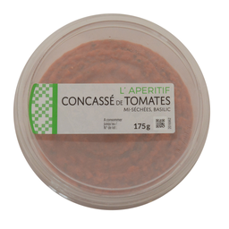 MIX BUFFET Concassé de tomates basilic à tartiner 175 g